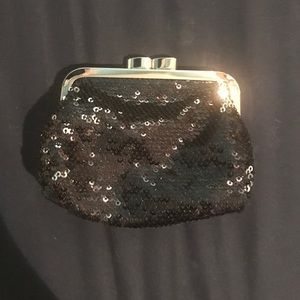 COPY - Victoria’s Secret black sequin coin purse